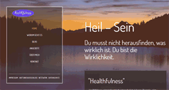Desktop Screenshot of healthfulness.biz