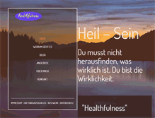 Tablet Screenshot of healthfulness.biz